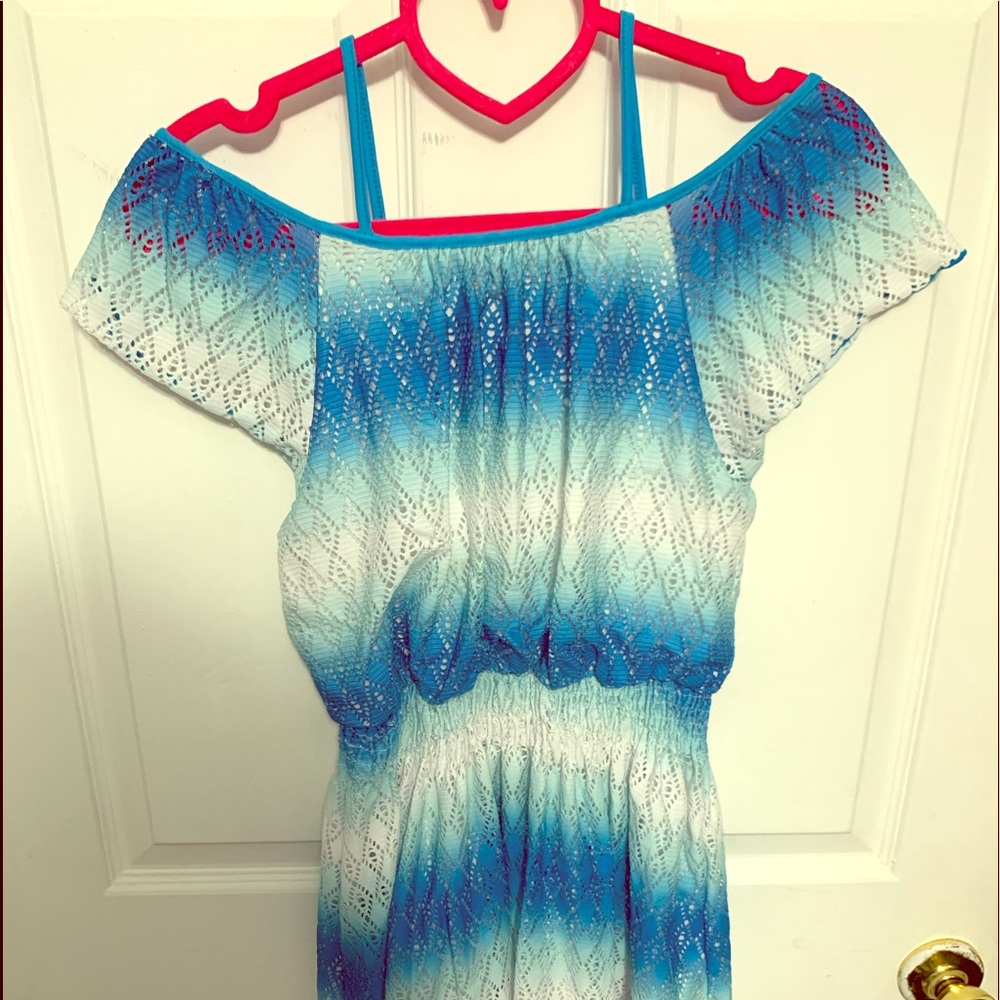 Girl’s cold shoulder dress